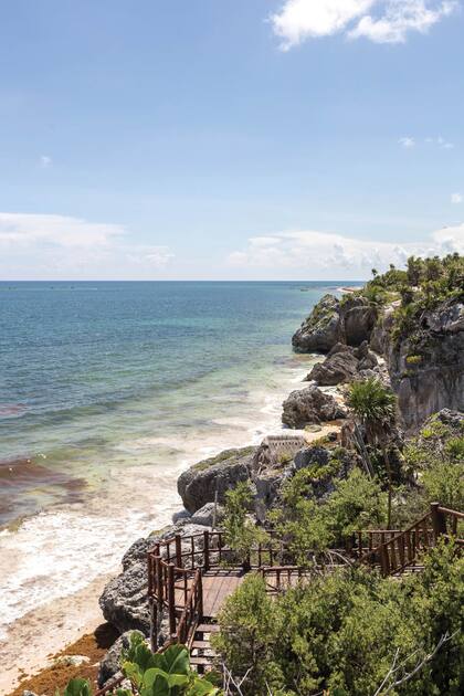 Tulum es ideal si te copa sumarle algo de historia y cultura maya a tu viaje de descanso