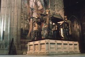 Tumba de Cristóbal Colón en la Catedral de Sevilla