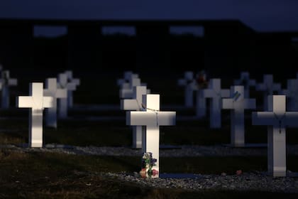 Tumbas del cementerio de Darwin