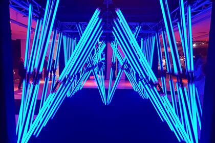 Túnel de ingreso a BADA 2019 (Pro Láser)