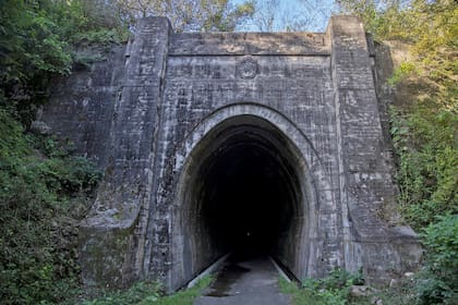 La entrada de uno de los túneles