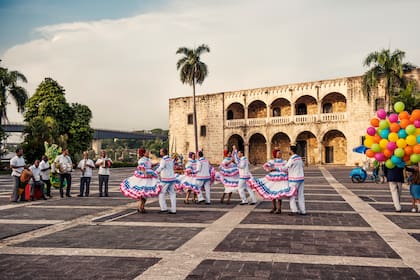 República Dominicana, Santo Domingo. Bailes populares