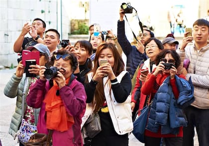 Turistas chinos por el mundo, una imagen que se multiplica