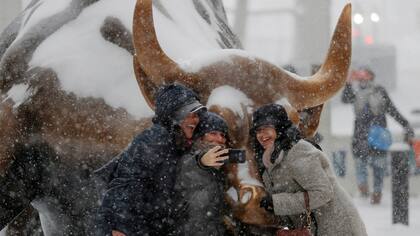 Turistas en Nueva York