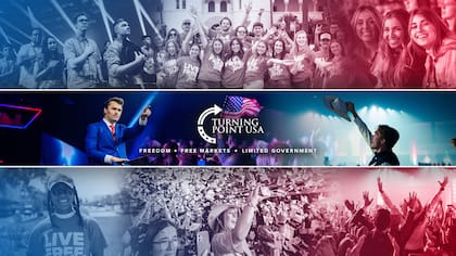 Turning Point USA aún no confirma los nombres de los artistas que se presentarán en el entretiempo alternativo del Super Bowl LX (Facebook/ Turning Point USA)