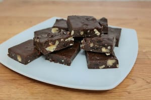 Turrón de chocolate sin azúcar