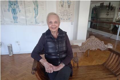 Tuvo que volver a aprender a estar sentada: la conciencia de los isquiones, huesos que se alojan en los extremos de las caderas, la ayudó en su rehabilitación.