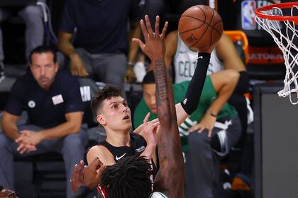 Tyler Herro, de los Miami Heat, uno de los jóvenes a seguir en la final de la NBA.