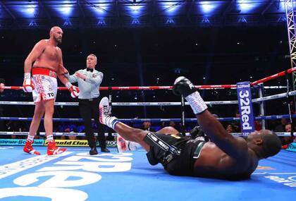 Tyson Fury y Dereck Chisora, en una de las peleas que sostuvieron

