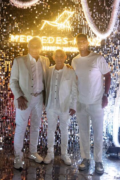 Ubaldo Fillol, Ricardo Bochini y Federico del Bonis.