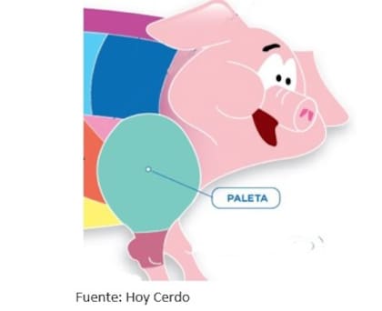 Ubicación del corte