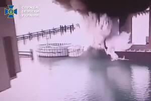 Ucrania atacó el puente de Crimea este martes 3 de junio de 2025