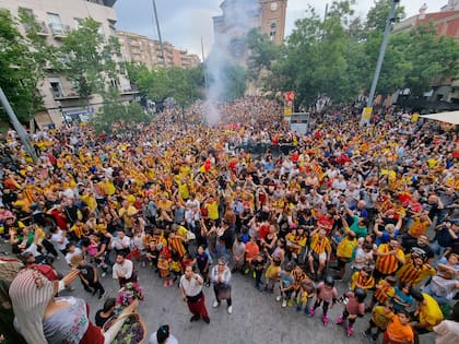 UE Sant Andreu despierta pasiones en el barrio de Sant Andreu de Palomar, en Barcelona (Twitter @uesantandreu)