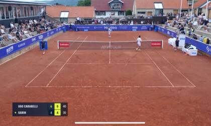 Ugo Carabelli y Garin se enfrentaron en Bastad