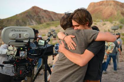 Último día de rodaje para Ellar Coltrane y Richard Linklater en Boyhood