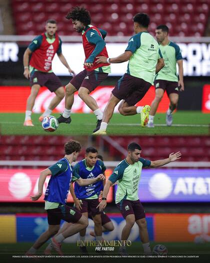 Último entrenamiento de la Selección Mexicana previo al juego ante Ecuador (Facebook/Selección Nacional de México)