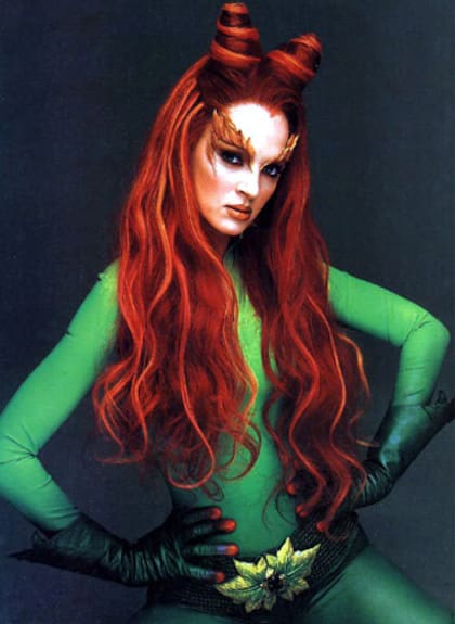 Una imagen de Thurman como Poison Ivy, su personaje en Batman y Robin