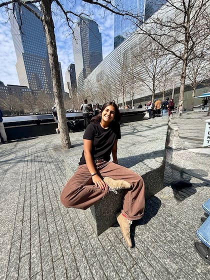 Uma Fabbiani visitó los Estados Unidos en la previa a su cumpleaños