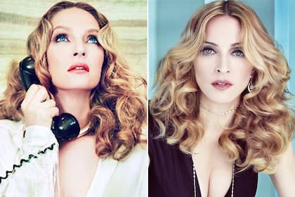 Uma Thurman y Madonna, ¿separadas al nacer?