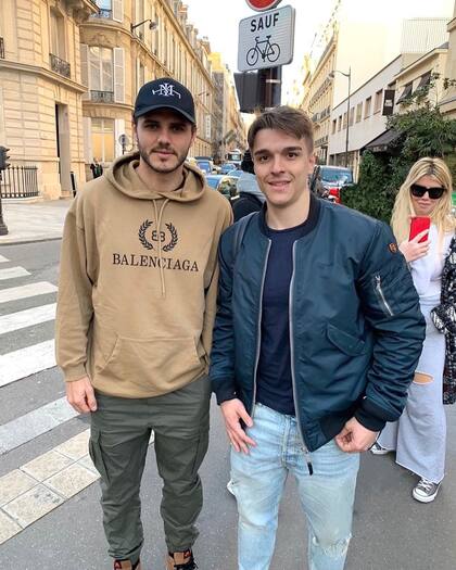 Un mostró en Instagram que Wanda Nara y Mauro Icardi estuvieron juntos en París