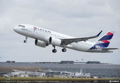 Un A320 de Latam Airlines