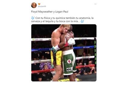 Un abrazo más entre Mayweather y Paul
