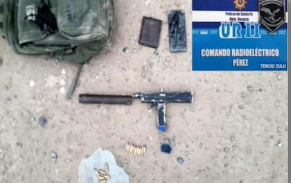Un adolescente de 14 años transportaba en un bolso una ametralladora casera en la localidad santafesina de Pérez