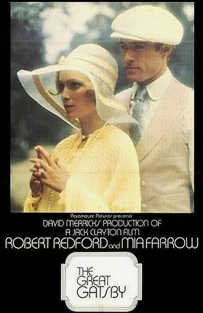 Un afiche de The Great Gatsby, de 1974