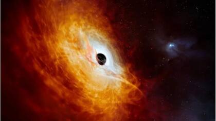 Un agujero negro habría estallado luego de colisionar con otro más pequeño y con una estrella