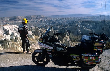 Un alto en el camino para admirar los paisajes de Turquía
