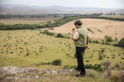 Un alto en el paseo por la Comarca de la Ventana.