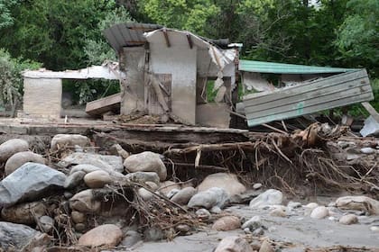 Un alud azotó a la villa veraniega El Rodeo