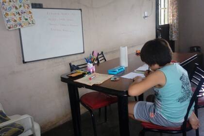 Un alumno de Stella Matus Manggini, maestra rural de Córdoba