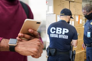 Intentaron ingresar a Nueva York un botín de US$150.000 en celulares y relojes falsos