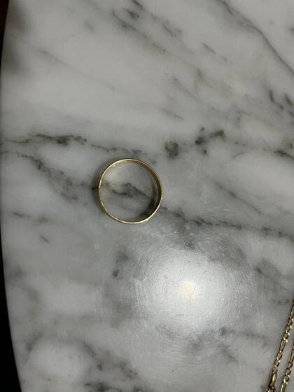 Un anillo de oro fue secuestrado en uno d ellos allanamientos