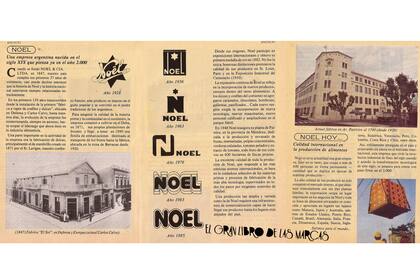 Un antiguo aviso publicitario de Noel