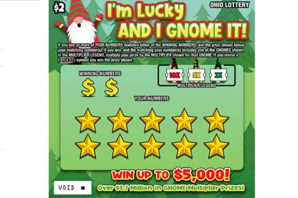Un apostador de Ohio creyó que había ganado el premio mayor de una raspadita, pero había sido un error de impresión
