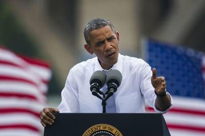 Obama, en uno de sus discursos.