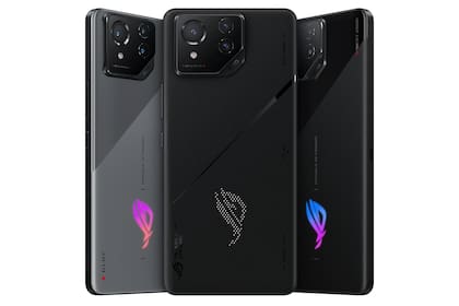 Un Asus ROG Phone en sus variantes de colores