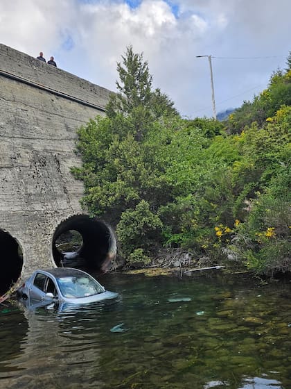 En el auto viajaban dos turistas