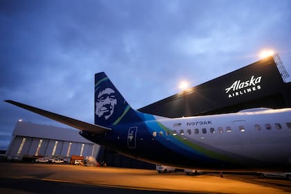 Un avión Boeing 737 Max 9 de Alaska Airlines
