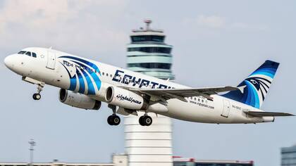 Uno de los vuelos de EgyptAir