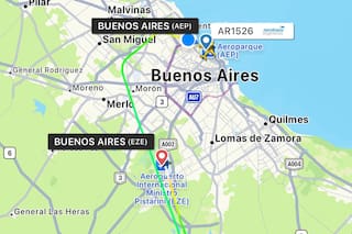 Un avión de Aerolíneas tuvo una falla en un motor cuando despegaba desde Aeroparque