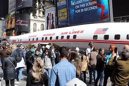 El avión será convertido en una bar el hotel de la TWA en el aeropuerto JFK
