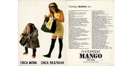 Un aviso de Mango de principios de los 90
