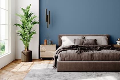 Un azul grisáceo profundo que invita a conectar con el propio ritmo.