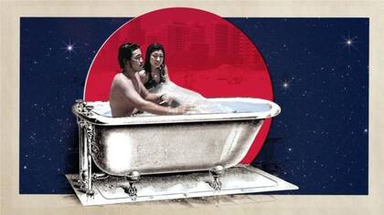 Un baño nocturno, como es común en Japón, puede ayudar a relajarse antes de acostarse.