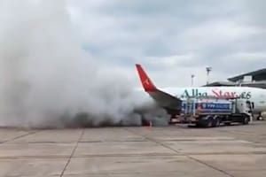 Un Boeing 737-800 que pertenece a la aerolínea española AlbaStar sufrió un desperfecto en el aeropuerto Horacio Guzmán de la provincia de Jujuy