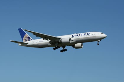 Un Boeing 777 de la aerolínea United