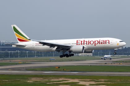 Un Boeing 777 de la flota de Ethiopian Airlines